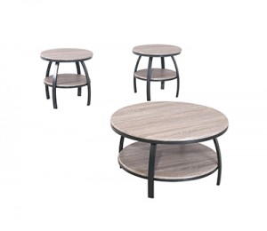 GS-CT853 3pc round coffee table set
