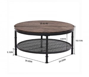 GS-CT866 coffee table with mesh decaration