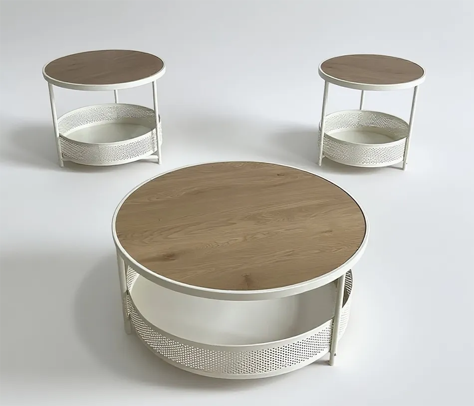 3pc Coffee Table Set With Storge