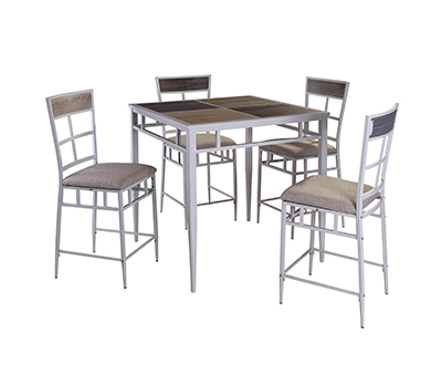 Chinese wholesale Dining Table Set And 4 Chairs For Indoor Dining Room - GS-BR1161 5-piece Counter Height BAR SET – Xinhai