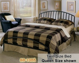 Queen size metal bed—BD1028