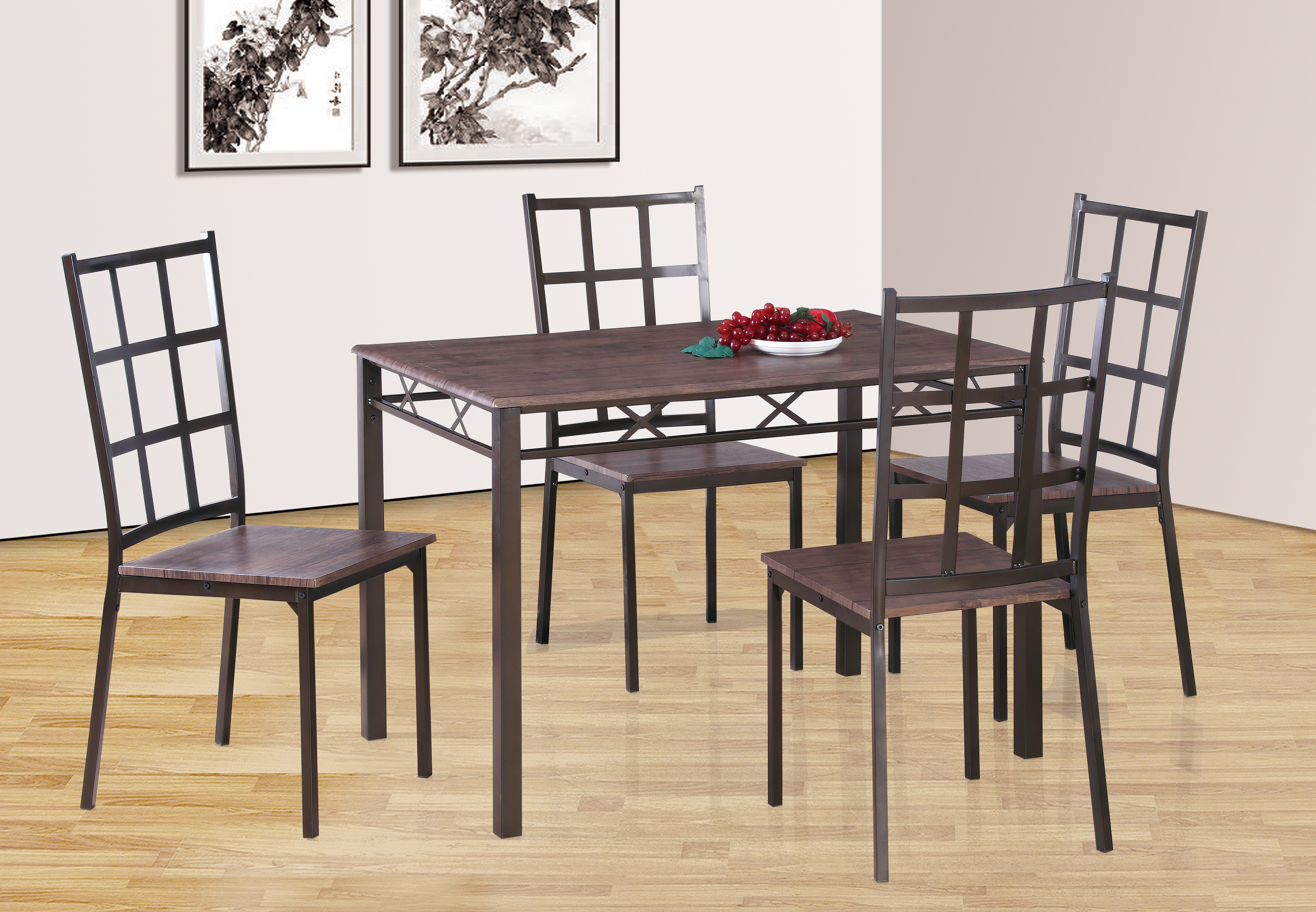 PriceList for Glass Dining Set - 5pc square dining set-GS-5120 – Xinhai