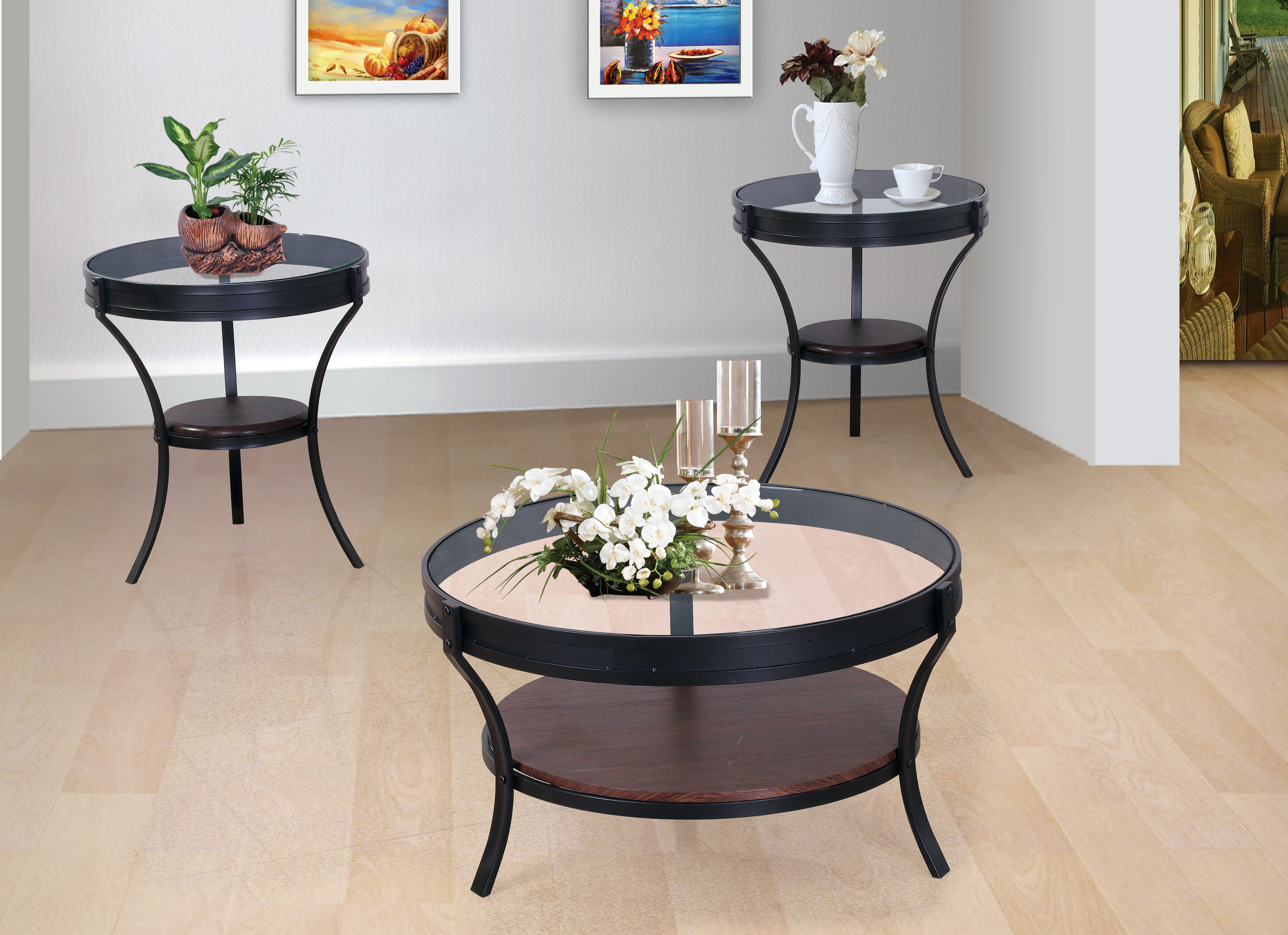 GS-CT823 3PC OCCASIONAL TABLE SET Featured Image