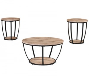 3pc round coffee table set GS-CT988