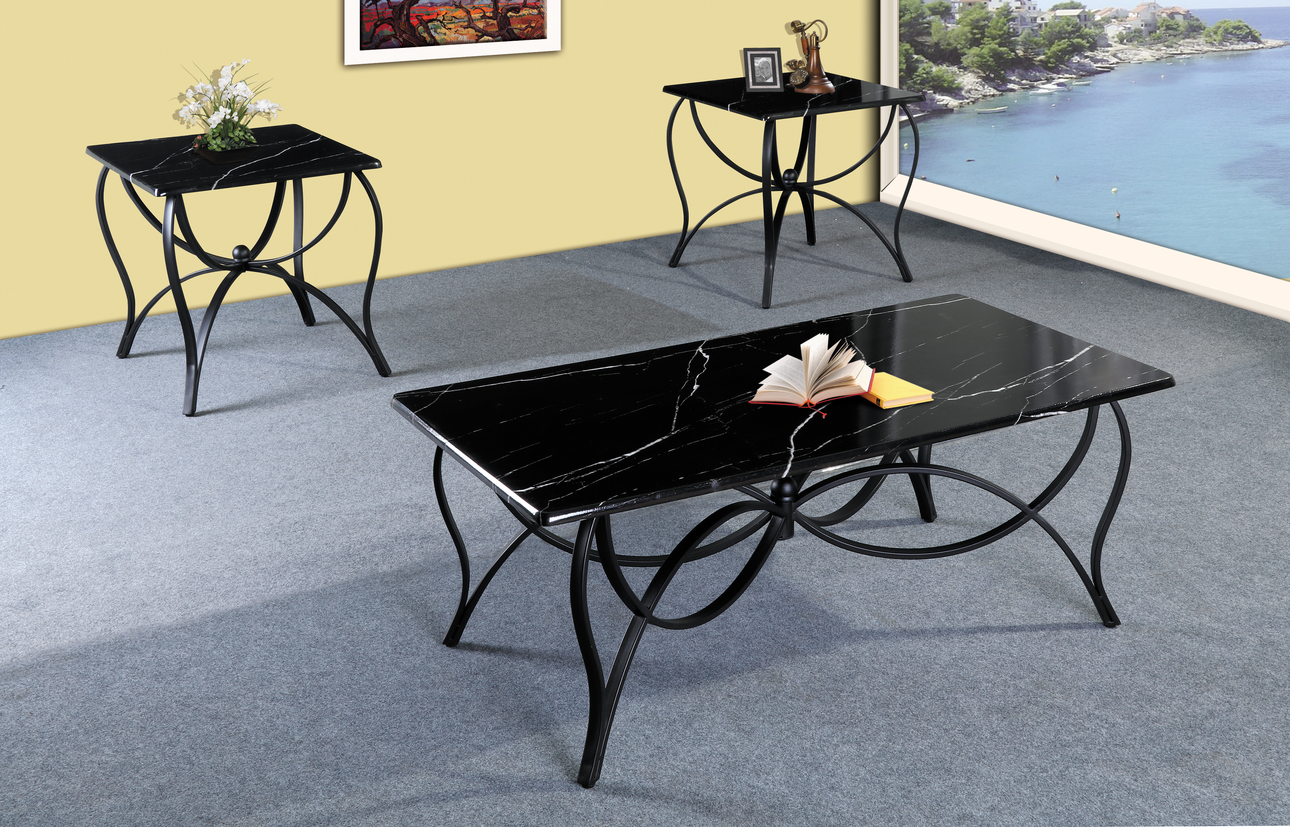 GS-CT913 3pc coffee table set Featured Image