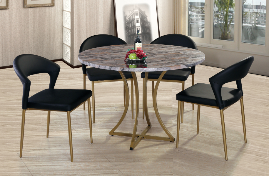 OEM/ODM Manufacturer Newly Dining Table Set 6 Chairs - 5pc dining set—GS-5170 – Xinhai