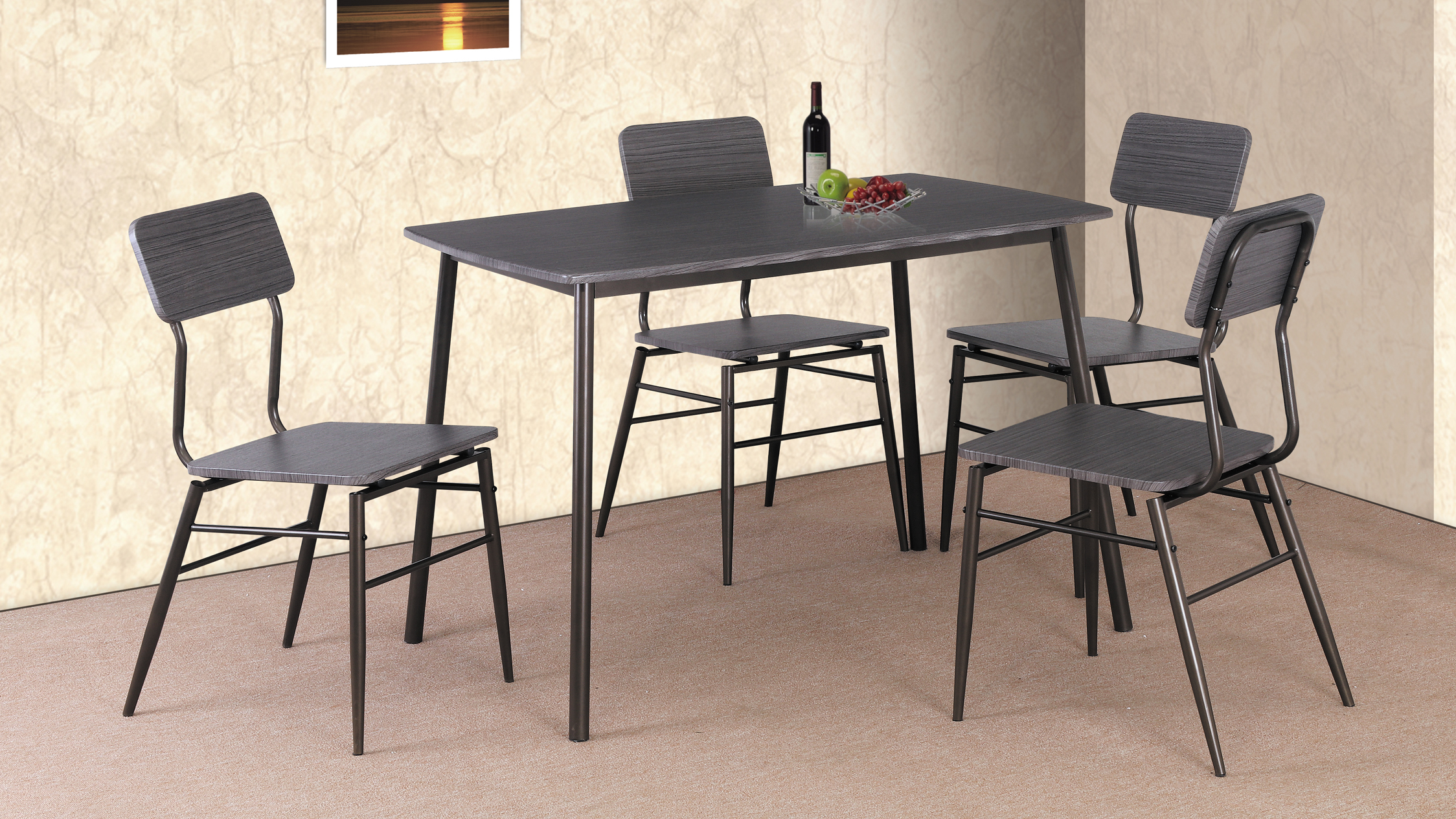 China New Arrival China Six Seater Dining Table Set Gs 5147 5pc Dining Set Xinhai Manufacturer And Supplier Xinhai